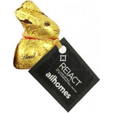 10g Gold Lindt Bunny with Tag